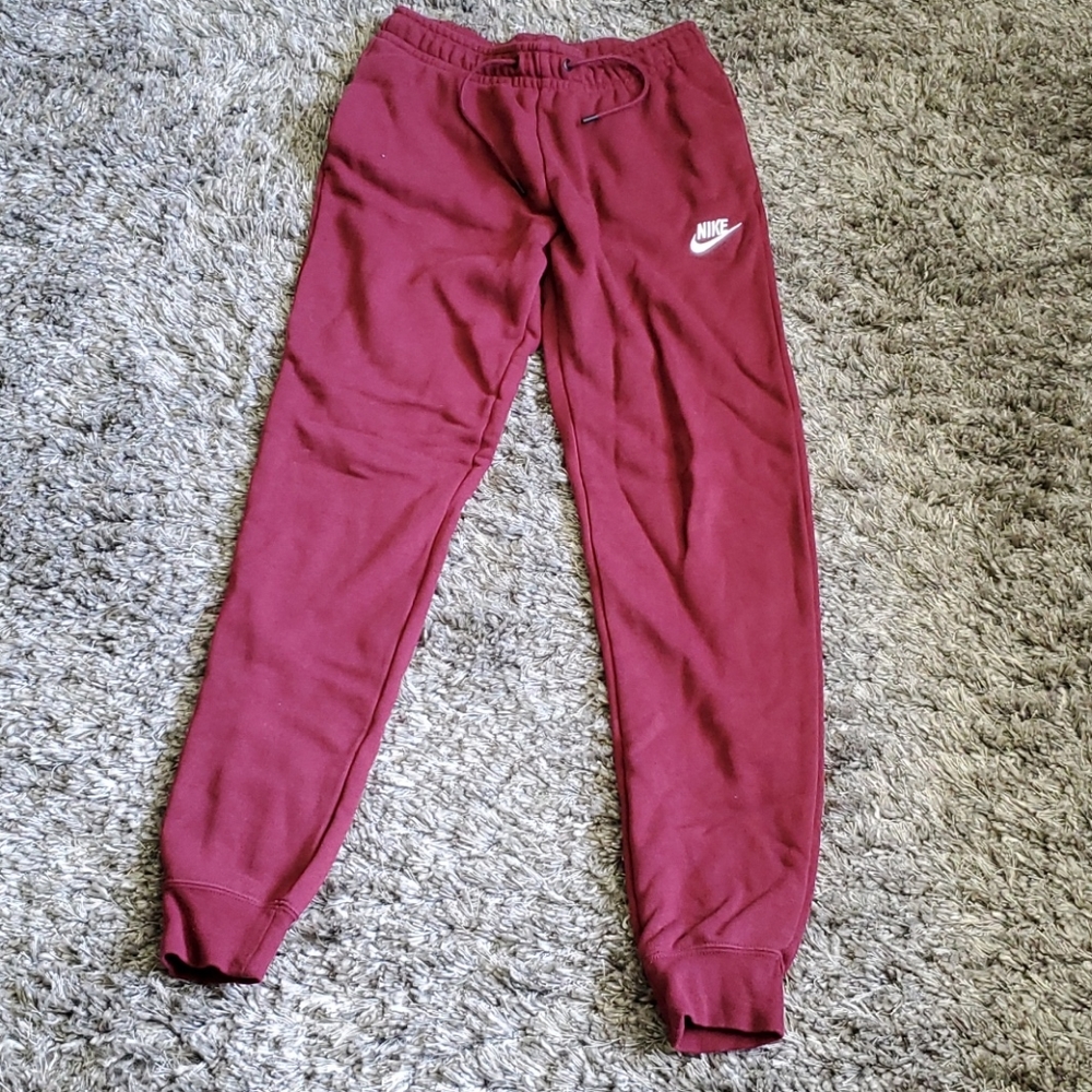 Maroon Nike Sweatpants